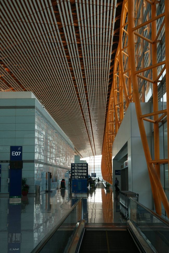  <br />2時間ほどフラフラして過ごしたけど、中国元が無いのでお買い物に困ります。仕方ないので持っていたドルを使って免税店で飲み物を1ドルで購入します。というかドルしか通じるお金を持っていないのです。財布に沢山お金が入っていても、自動販売機ですら買い物が出来ないのは悲しいことです。ちなみに買った飲み物は緑茶の微糖で、日本にはない味です。 <br /><br />