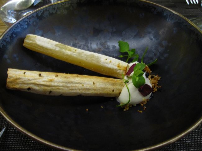 ６品目。西洋ゴボウ、はじめて食べたのですが、ホクホクしていて不思議な食感でした。