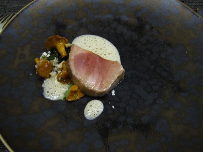 この豚肉、火の入り方が絶妙、友人と二人、感動（笑）