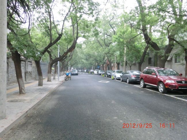 “東交民巷”に戻って来た <br /><br />今回の旅の無事終了を早くも実感する <br /><br />この通りは１９００年当時を思い起こさせる雰囲気がある <br /><br />