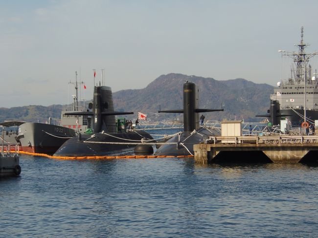 潜水艦が直ぐ前に見えます。