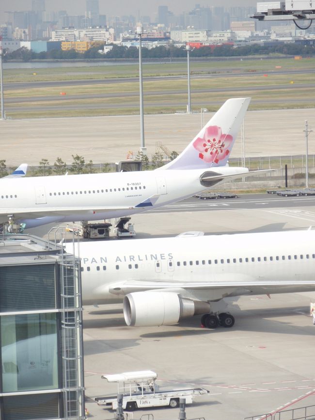 今回は、羽田空港からの出発です。<br />羽田空港の国際線ターミナル、初めてでわくわく♪<br />東京駅から近くて楽ちん♪♪