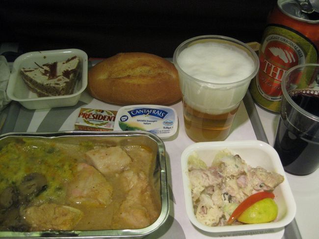 マダガスカル航空機内食。