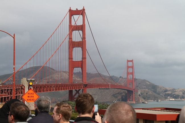 まもなく、ゴールデンゲートブリッジです