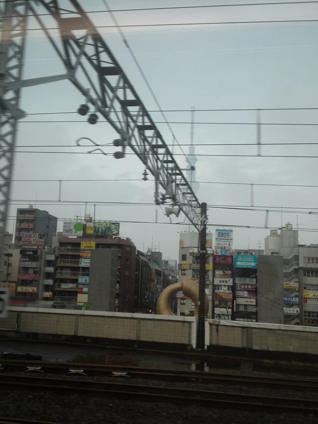 はじめてスカイツリーを見たのは、このときでした。