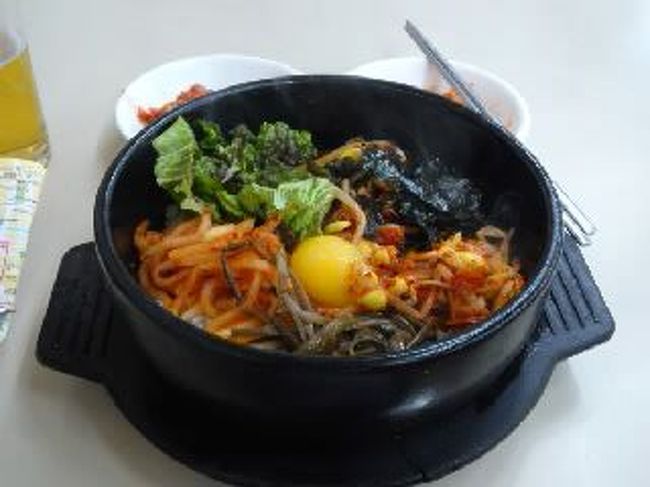 朝から石焼ビビンパ！<br />うま〜♪