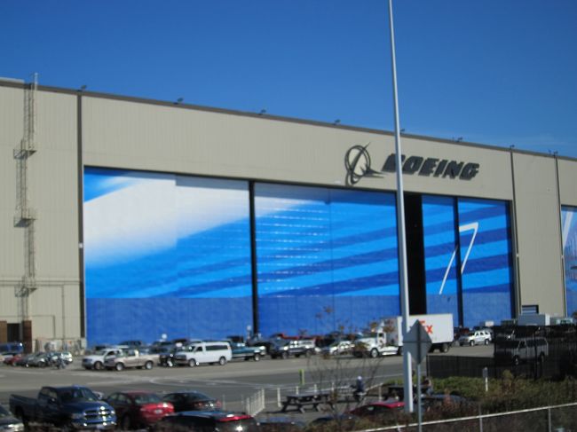 ボーイング工場見学