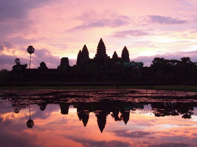 ピンクの空<br />いい感じ<br />