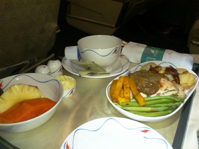 主人が選んだチキン・プレートです。<br /><br />いまいちだったらしい・・・（笑）