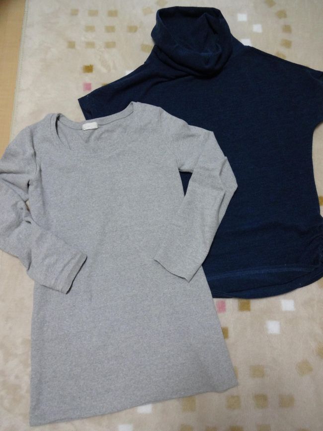 高速バスターミナル地下街でのお買い物♪<br /><br />【GOTO MALL(江南ターミナル地下ショッピングモール)】<br />http://www.konest.com/contents/shop_mise_detail.html?id=1337<br /><br />どちらも1000円以下のプチプラ♪♪<br /><br />韓国の冬物はあったかいので重宝します。<br />長袖カットソーも、この値段にしては日本ではなかなか見ないしっかりとした厚さ。<br />この２つを重ね着すると最強！<br /><br />高速バスターミナル地下街は、ほんとうに沢山の服屋さんがずらっと並んでいます。全部は見れませんでした！服だけでなく、アクセサリーや雑貨屋さんもたくさんあるみたい。<br /><br />でも、２１時くらいには閉まってしまうので注意！