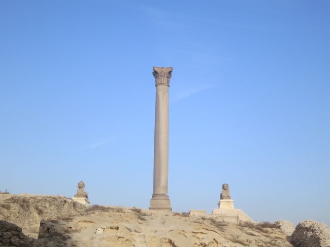 ポンペイの柱へ。<br /><br />チケットがない。。。