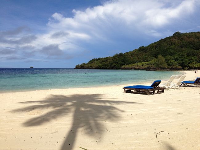 午前中はホテルでのんびり過ごす。<br /><br />ロビーにあるネコの像を撫でる。<br />撫でるとまたパラオに来られるらしい。