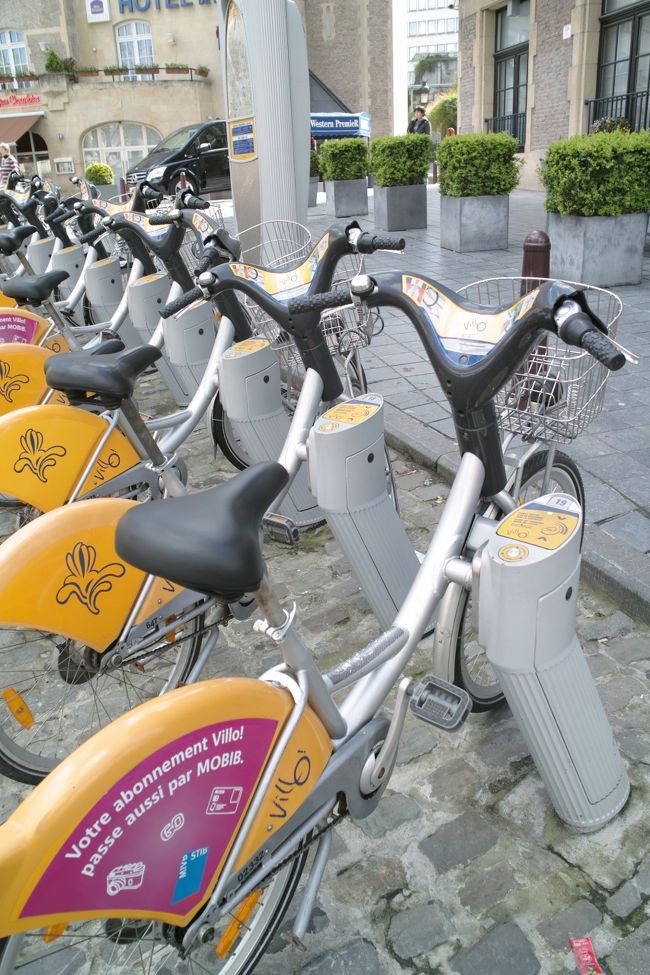 レンタル自転車。