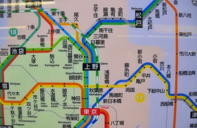 ②浅草寺に向かうつもりでした<br /><br />　駅員に尋ねたら教えてくれたけど<br />　<br />　路線図をみて「な～んだ浅草橋で下車すれば」<br /><br />　・・結局、浅草橋～地下鉄に乗り浅草寺着