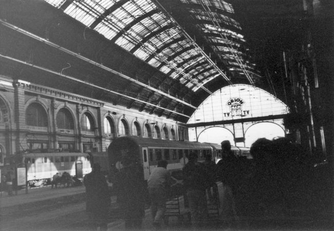 ブダペストの駅<br />