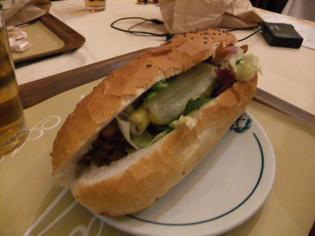 速攻お食事タイム。<br /><br />サンドイッチとチャイ。おいしー！<br /><br />他のツアーの方々は宮殿内をくまなく見ていらっしゃるんですが、私たちには無理でした。やっぱ皮膚はがれるのはきついですもんね。