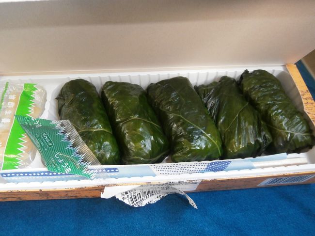 新宮といえば、めはり寿司ですね。<br />高菜の葉を使ったシンプルな寿司ですが、おいしいです。