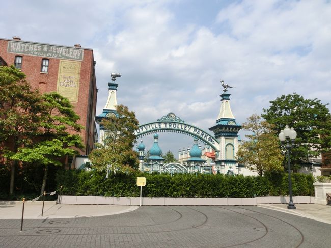 新しくできるトイストーリーマニアのエントランスが見えてました。