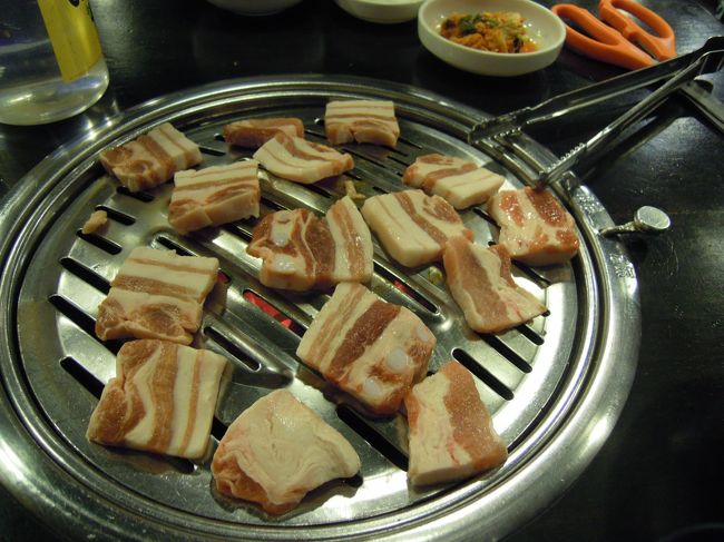 勢いでサムギョプサルをオーダー　9000W×2