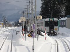 最上１３：３０、ここで列車交換