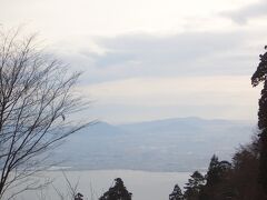 比叡山から琵琶湖を撮る