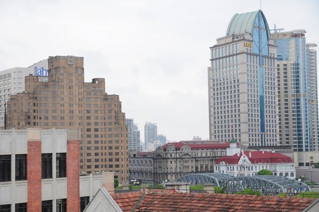 ちょっと距離がありますけど、上海大厦、白渡橋、ロシア領事館などが見えます。