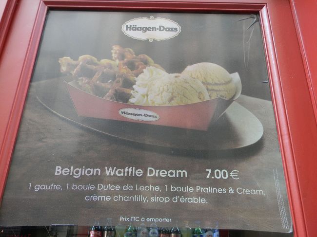 ハーゲンダッツのワッフル。結局これが一番美味しかった・・・