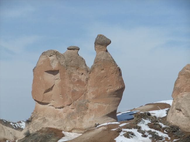 トルコ石も早々に移動。<br /><br />有名なラクダ岩へ！<br /><br />このラクダ岩の写真スポットのために、バスから降ろしてくれます。<br /><br />