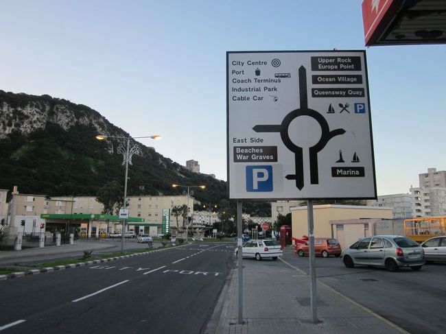 標識ももちろん英語です。