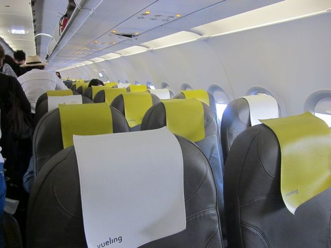 機内の様子です。