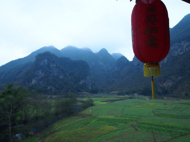 朝、宿の３階から撮影。