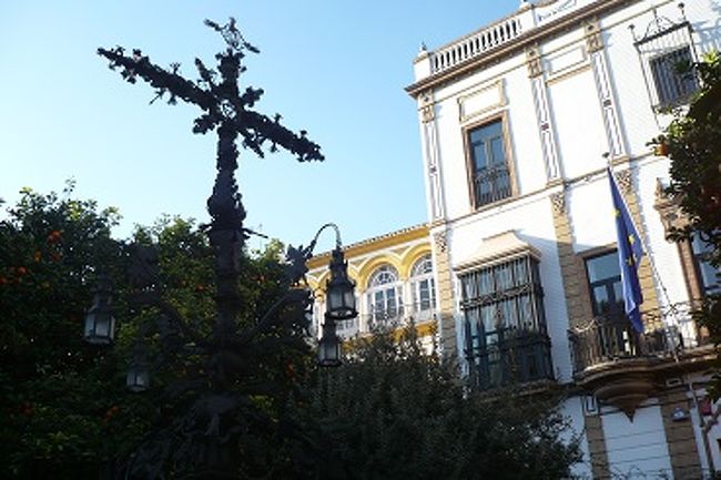 セビージャ市内観光。　<br />