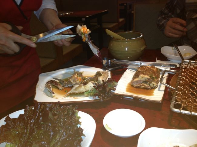 <br />　　この蟹、とろけそうでした。