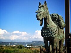 天降川の橋にあった馬。
天降川ってきれいな名前だ。