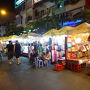 ベトナム　ホーチミン　日没後のベンタイン市場 2013冬