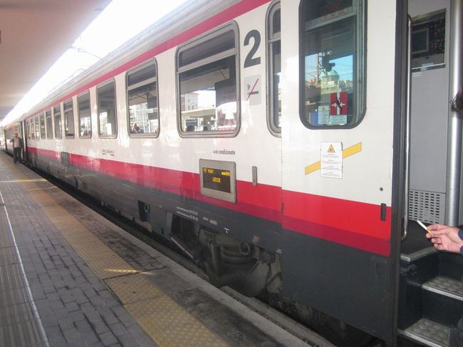 さらに乗り換え、リミニにむかいます。