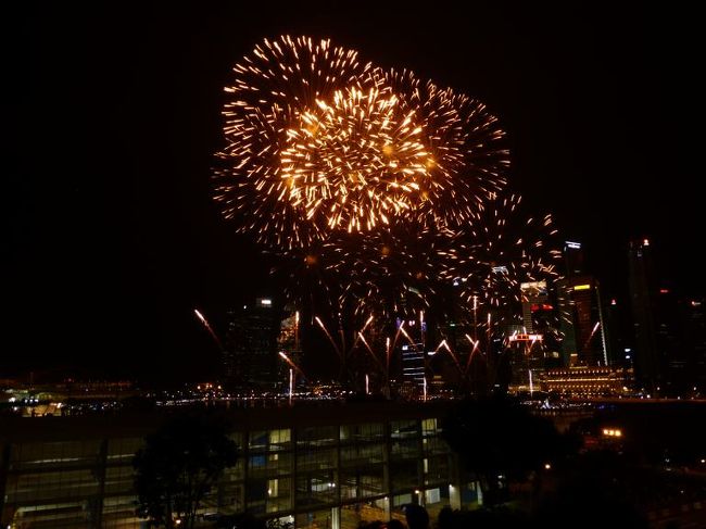 いよいよカウントダウンの花火の始まり