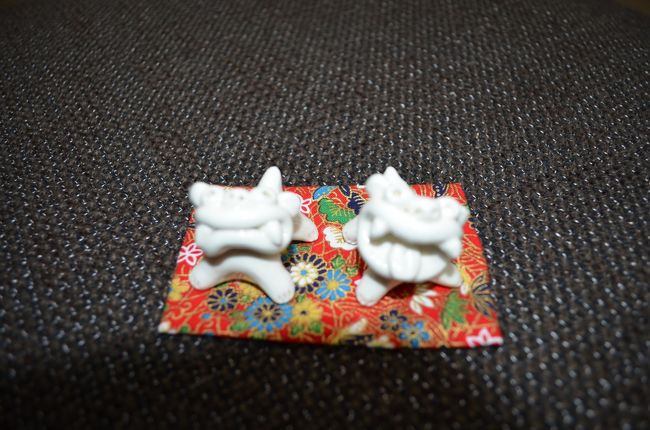 お土産のシーサー