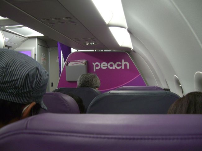 帰りは初のピーチで関空へ帰りました