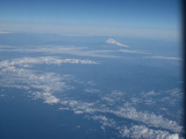 伊丹から成田への飛行機で富士山がとってもキレイに見えました！！