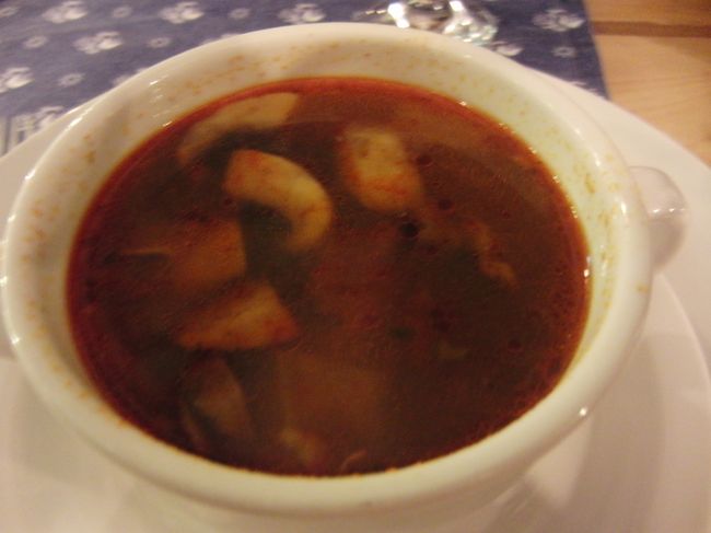 再集合しバスで<br />フォークロアディナーショー<br />に向かいます。<br />山奥に30分以上走りました。