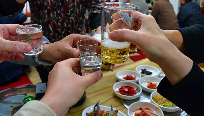 たまちゃいさんと、たまちゃいさんのお友達も合流して、乾杯！！