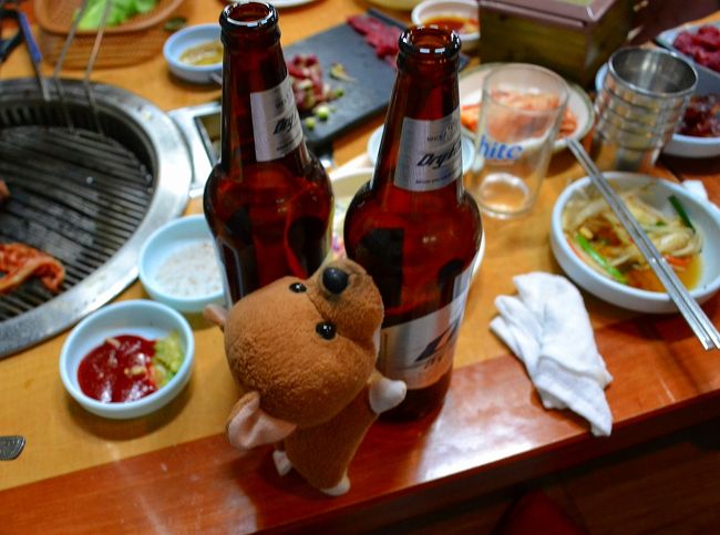 ビールは少し控え目になりました。<br />