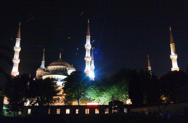 夜空の白い線は飛んでるカモメ　　　　　　 
