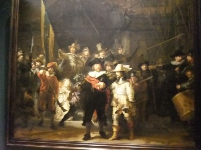 レンブラント「夜景」<br />