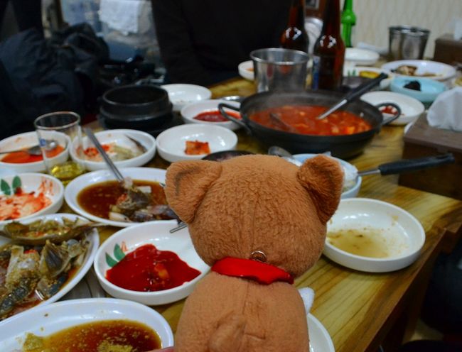 ソウルで最初のご飯は、旧ワンカルビさんでした。<br />カンジャンケジャンが美味しかったワン。