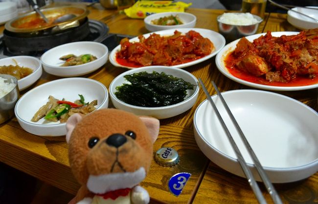 ハノッチのキムチチム。辛いワン〜