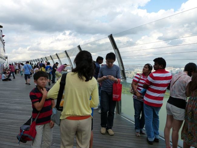 全く揺れの無い高速エレベーターで地上２００mまであっという間