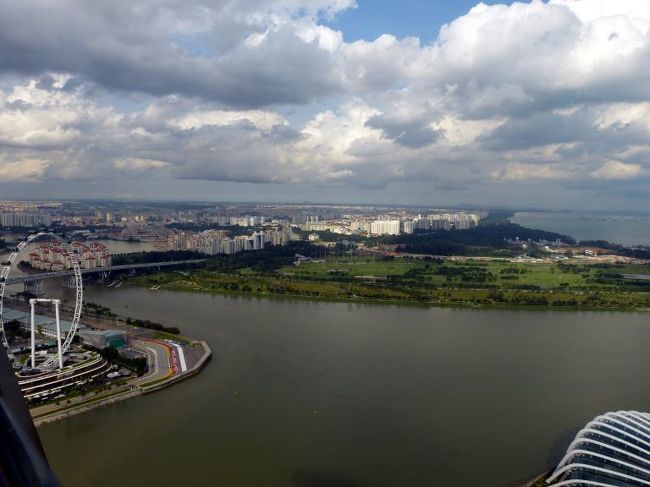 サンズ・スカイパーク展望台東側からの眺め①