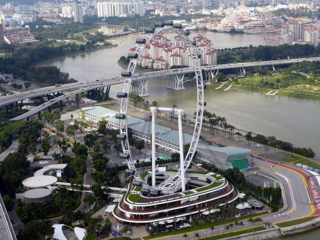 先日乗ったシンガポールフライヤー